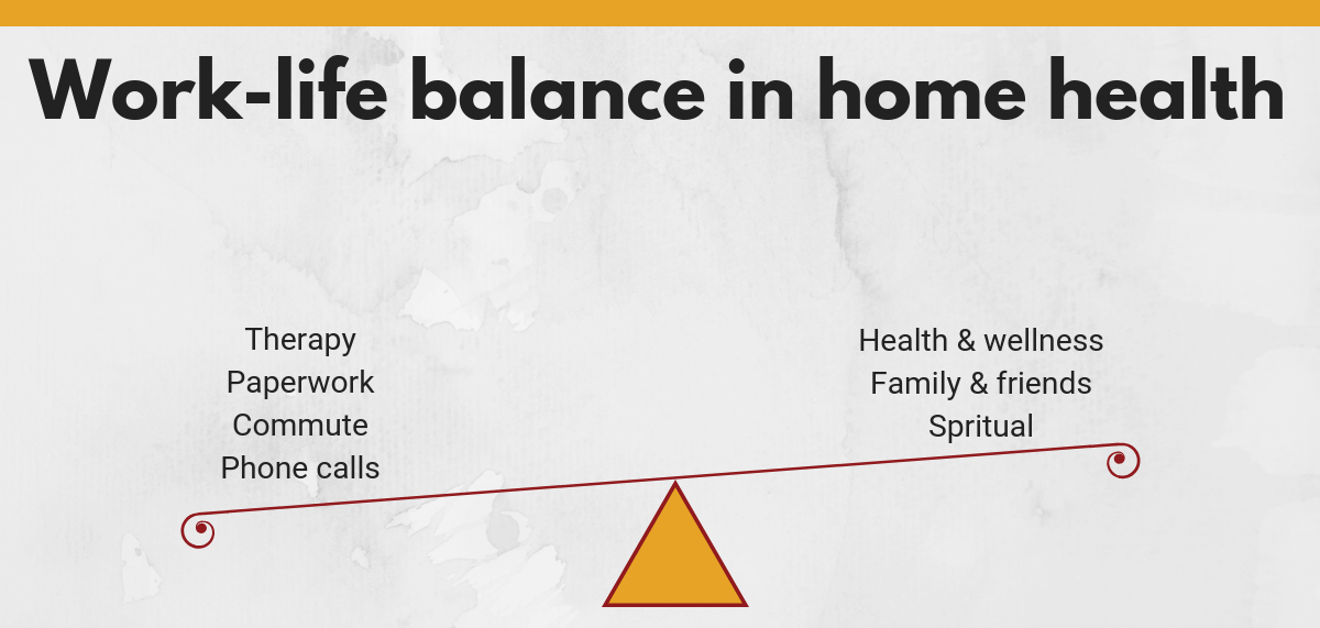 work-life balance as a home health SLP